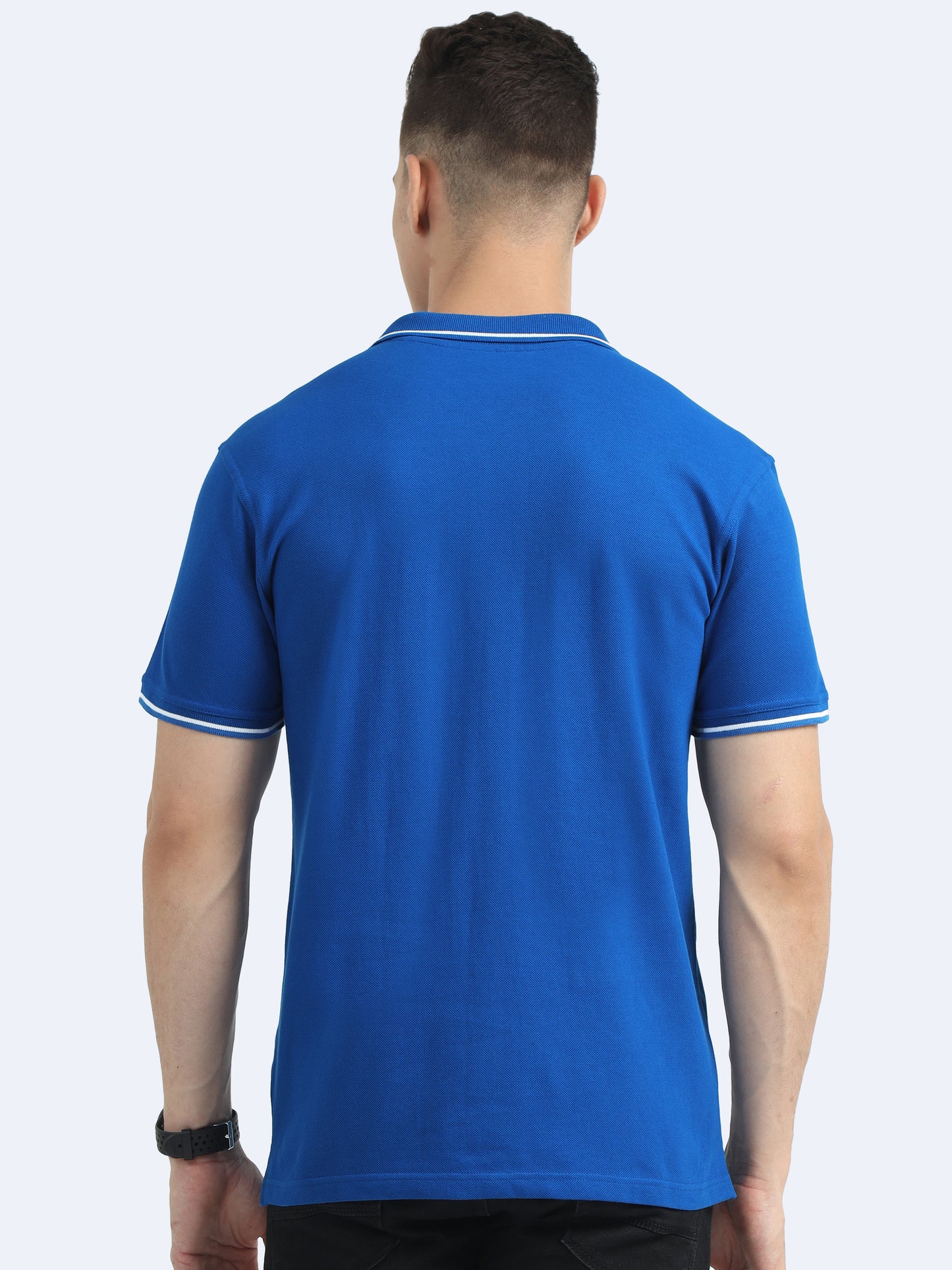 Mens Premium Royal Blue Polo T-shirt TK707