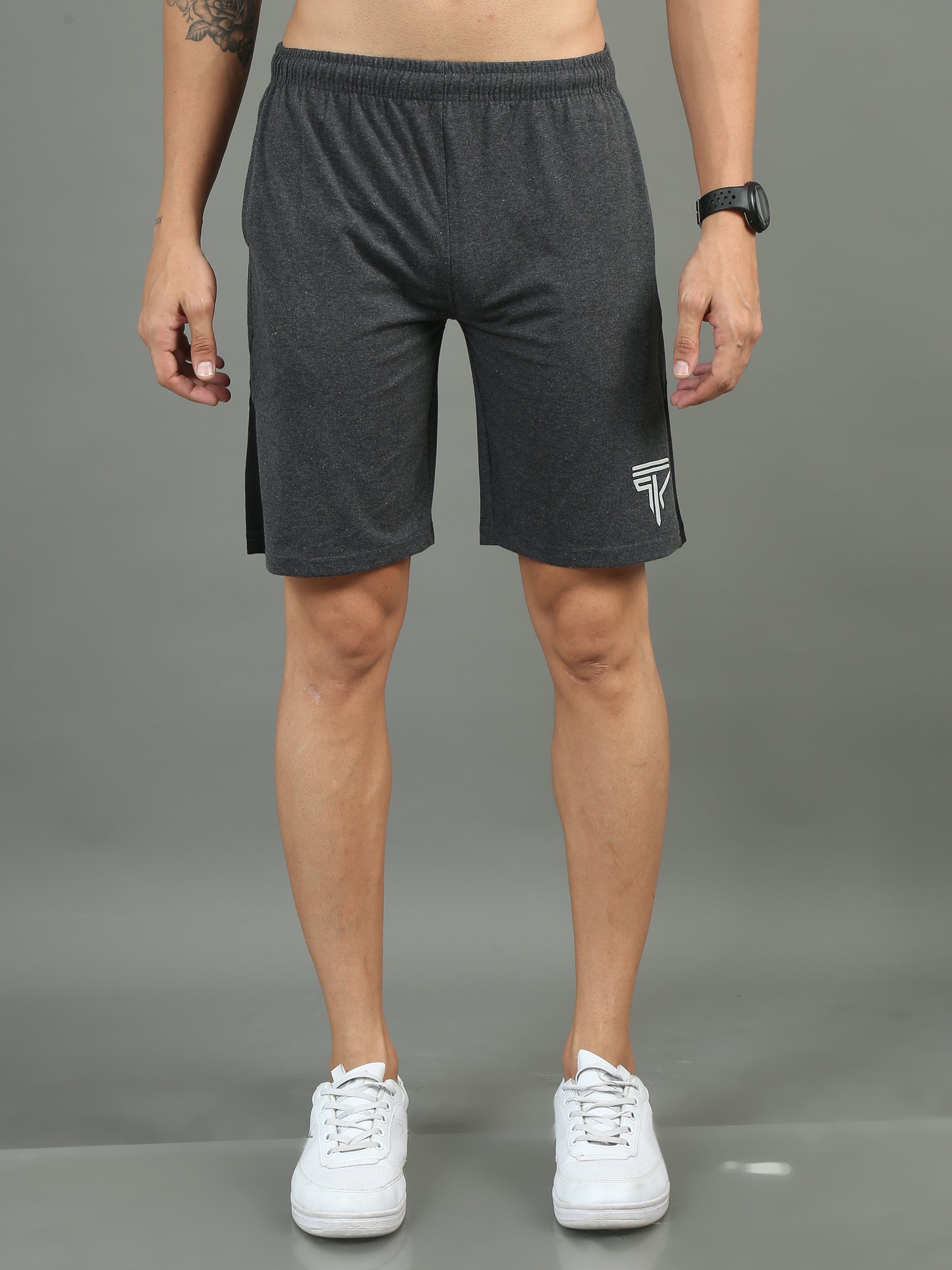 Mens Premium Heather Charcoal Shorts TK724