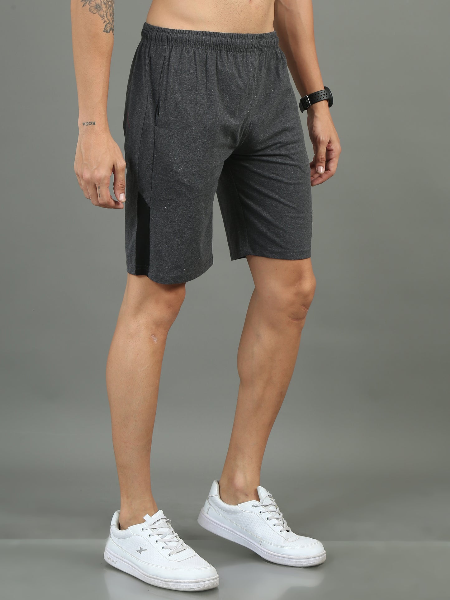 Mens Premium Heather Charcoal Shorts TK724