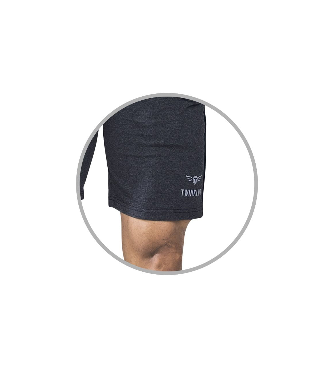 Mens Premium Black Shorts With Zip Pockets TK703