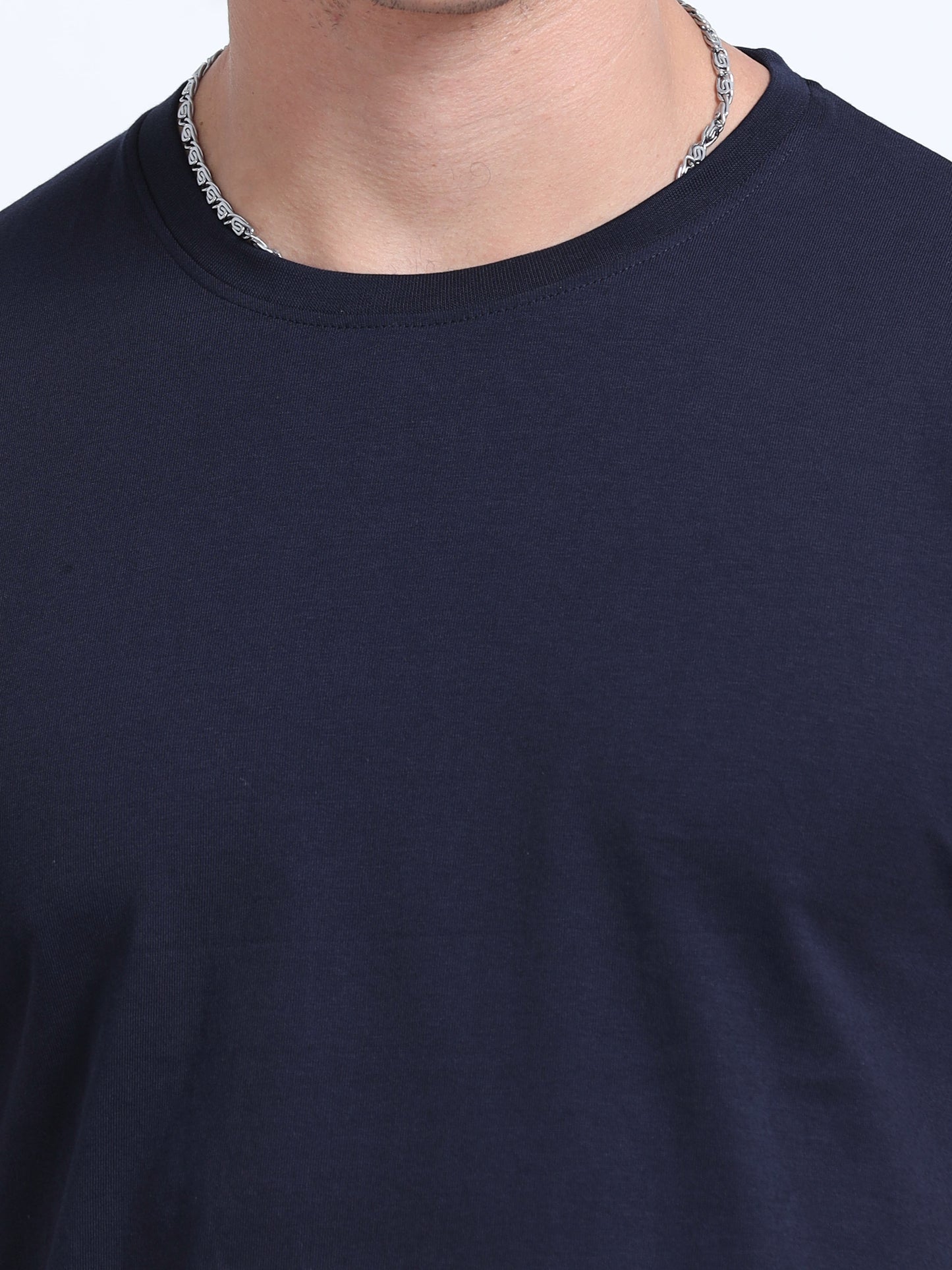 Classic Navy Crew Neck T Shirt TK735