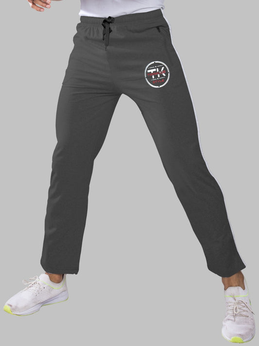 Premium Olive Regular fit Track pants With side zip pockets TK708